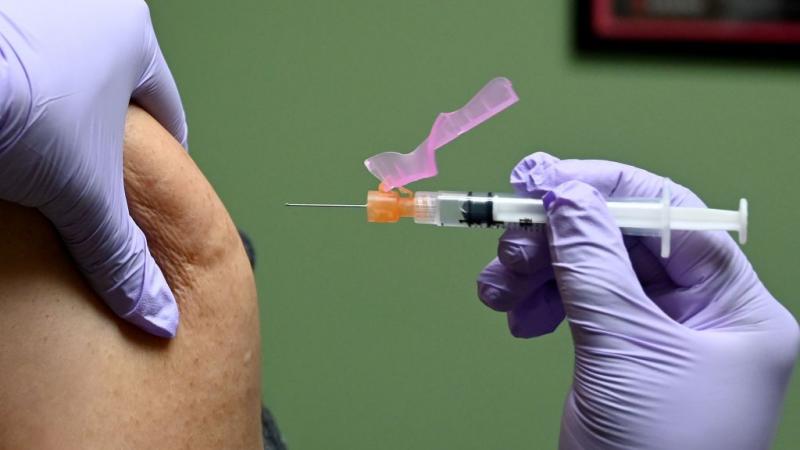 A flu sho being administered in Washington, D.C., Jan. 2020
