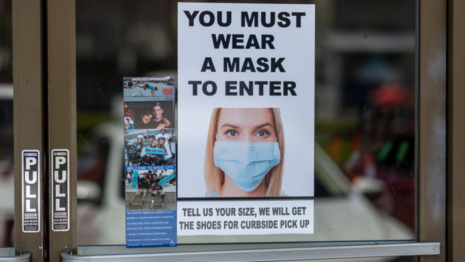 A sign on a store in Los Angeles, Ca.