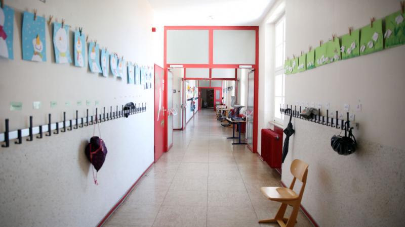 School hallway