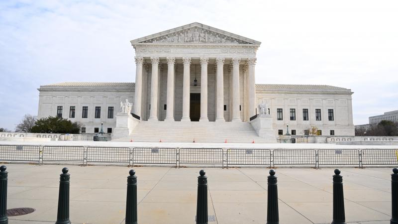 The US Supreme Court is seen in Washington,DC on December 7, 2020.