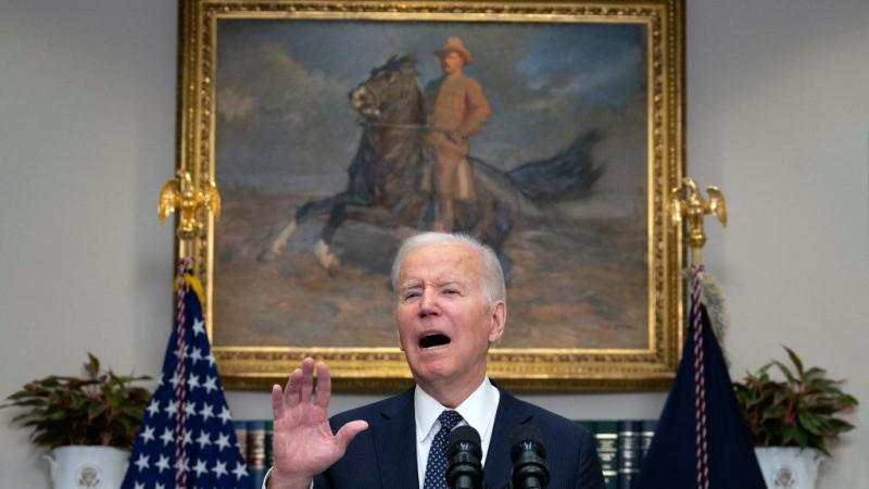 Joe Biden at the White House, Feb. 18