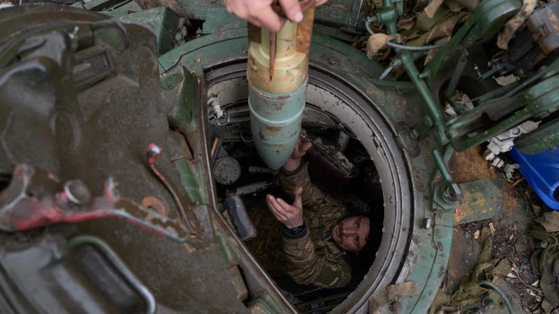 Tank munition, Dec. 29, 2022, Bakhmut, Ukraine