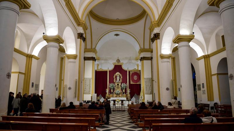 Church where stabbing occurred, Algeciras, Spain, Jan. 26, 2023