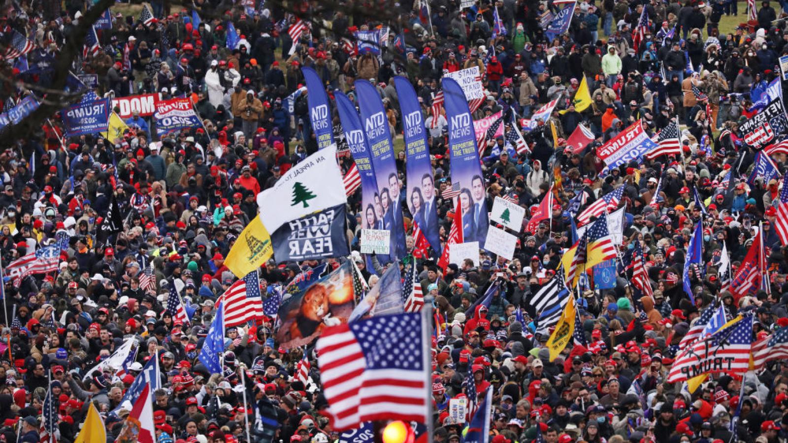 Pro-Trump rally