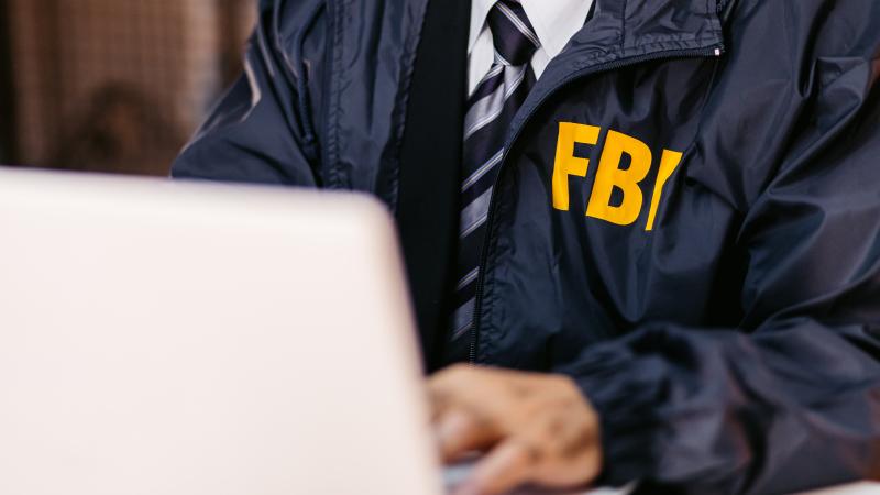 FBI agent, computer, file image