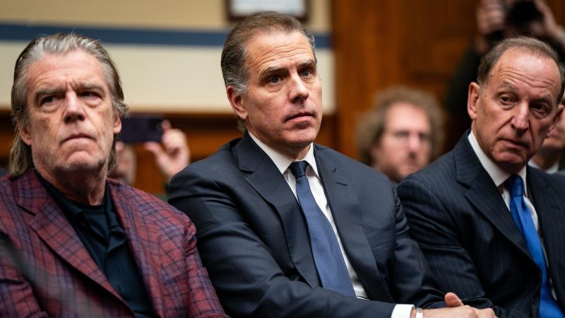 Left to Right: Kevin Morris, Hunter Biden, Abbe Lowell, Washington, D.C., Jan. 10, 2024