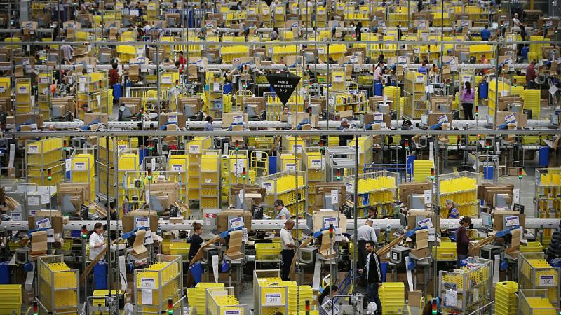 Amazon warehouse distribution center