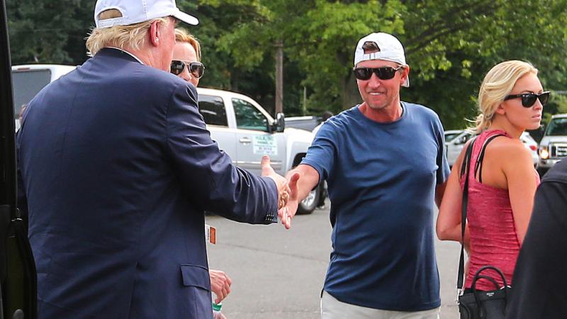 Donald Trump with Wayne Gretzky