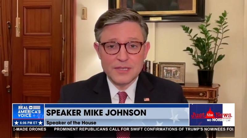 Speaker Mike Johnson on Just the News, No Noise