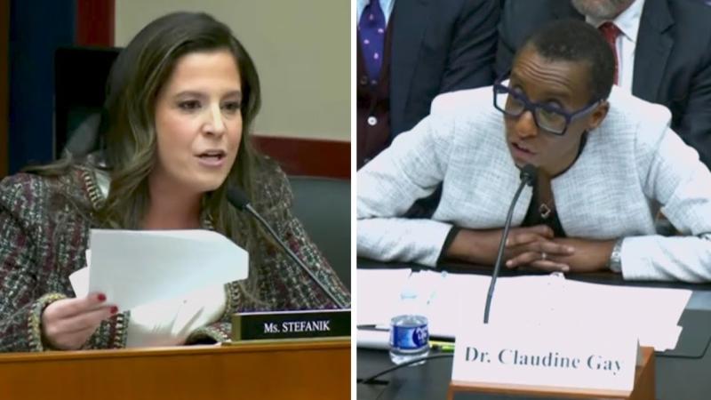 Rep. Elise Stefanik questions Harvard President Claudine Gay