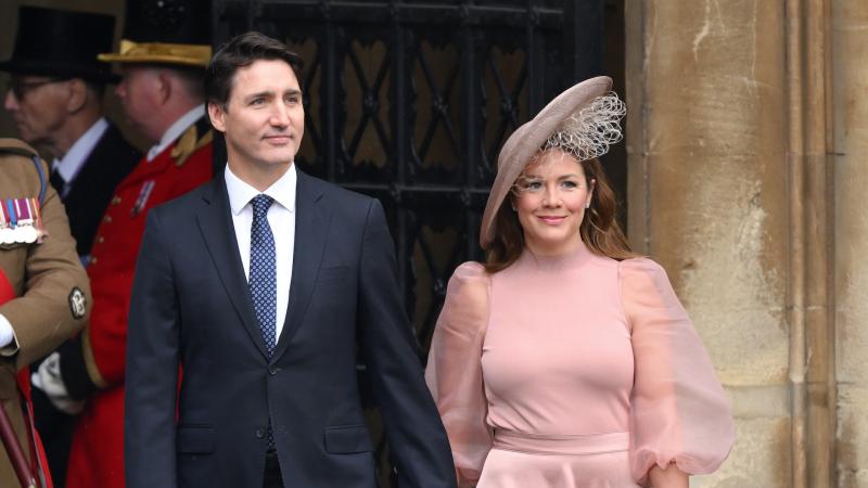 Justin and Sophia Trudeau, May 6, 2023, London, England