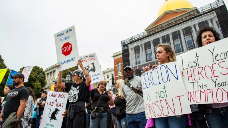 vaccine mandate protest
