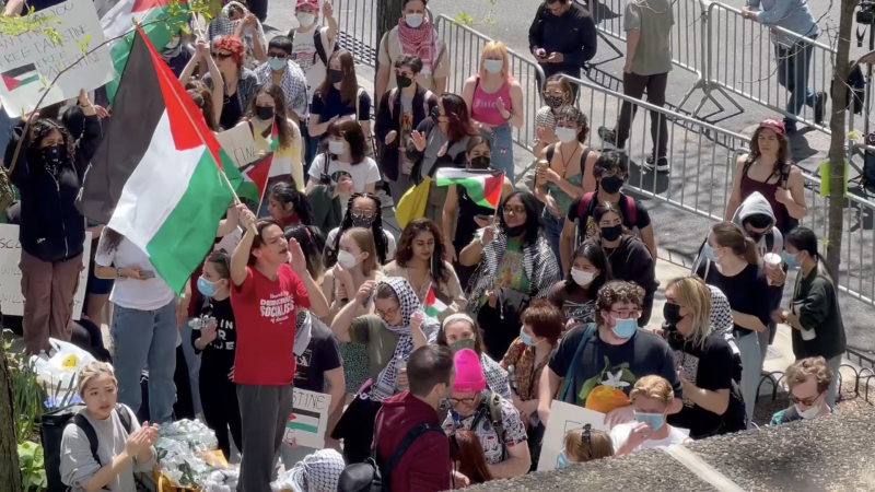 Protest, Fordham, New York City, May 1, 2024